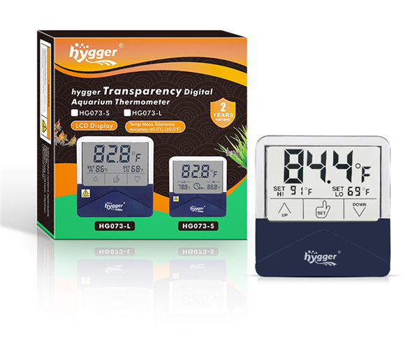 Hygger Transparency Digital Aquarium Thermometer - HG073-L