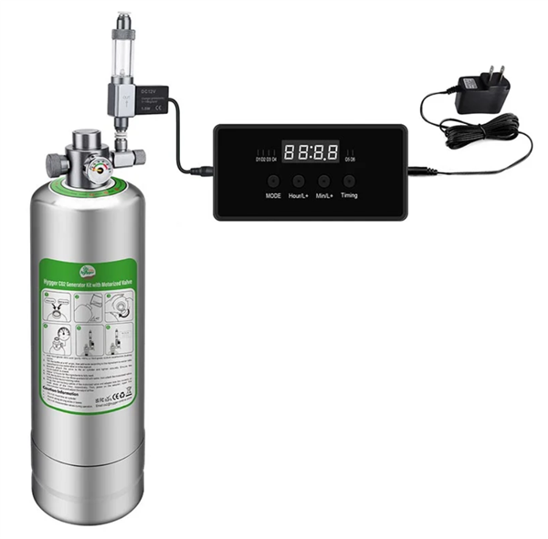 Hygger CO2 Generator Kit with Motorized Valve- HC031-2L
