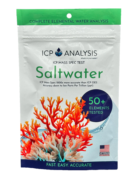 ICP Analysis Mass Spec Test for Saltwater