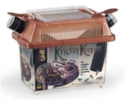 Lee's Kricket Keeper, Small, with Lid and Feeder Tubes