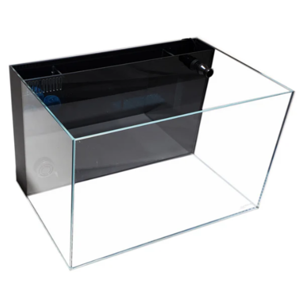 Lifegard Crystal Aquarium - Low Iron Ultra Clear - Back Filter With Pump 17.7"x11.8"x11" - 9.9 Gallons