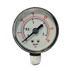 Lifegard Bottom Mount Pressure Gauge