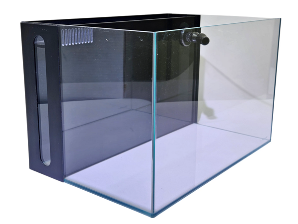 Lifegard Crystal Aquarium - 45 Degree Low Iron Ultra Clear - Back Filter - 17.72"x11.81"x11.02" - 10 Gallons
