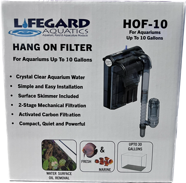 Lifegard Hang-On Aquarium Filter HOF-10