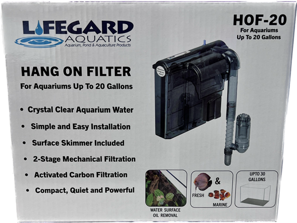 Lifegard Hang-On Aquarium Filter HOF-20