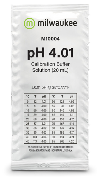 Milwaukee 4.01 PH Buffer Solution 20 Ml Sachet