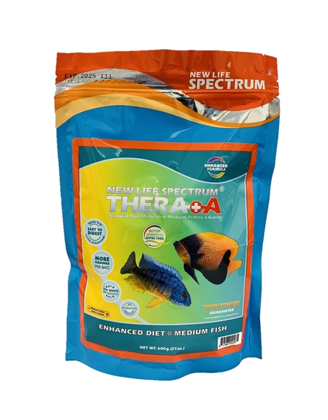 New Life Spectrum Naturox Series - Thera+A  Medium Sinking Pellet (2mm-2.5mm) 600g