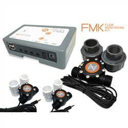 Neptune Flow Monitoring Kit (FMM, (2) FS-50, (4) 1/2" Adapters, (1) FS-100, (2) 1" Union