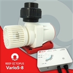 Reef Octopus Varios 8 DC Water Pump 3.75in(W) x 5.7in(L) x 5.5in(H) Max Flow- 2700gph Max Head- 18'