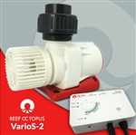 Reef Octopus Varios 2 DC  Water Pump  4.75in(W) x 5.7in(L) x 4in(H) Max Flow- 792gph Max Head- 13'