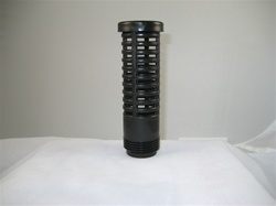 Black Suction Screen 1" x 4" Tall 1" Male Slip