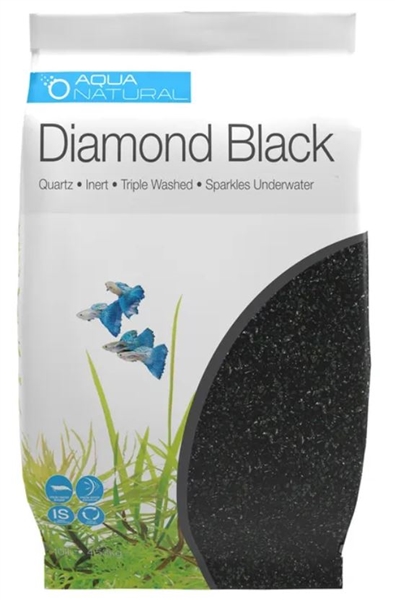 Pisces Aqua Natural Diamond Black 10 lbs