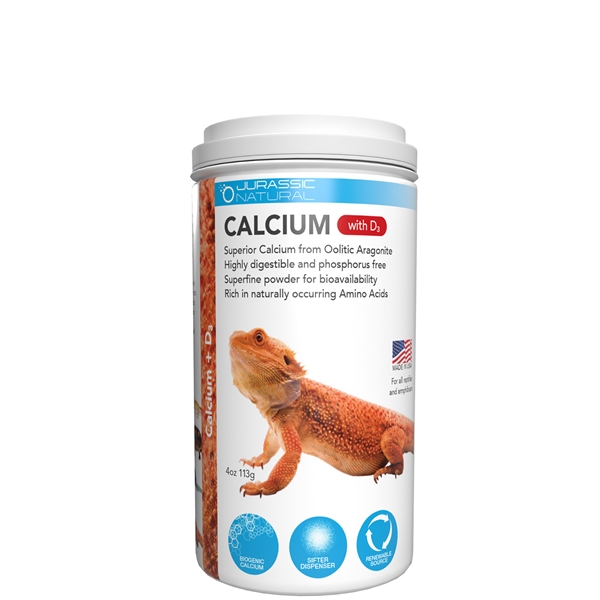 Pisces Jurassic Natural Calcium w/ D3 4oz