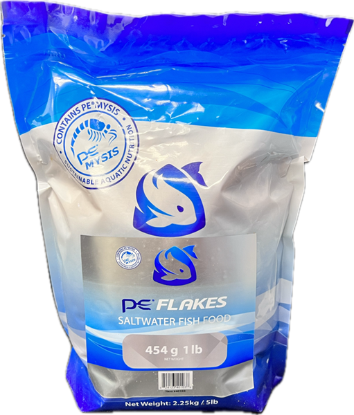 PE Flakes Fish Food - Saltwater 1 lb