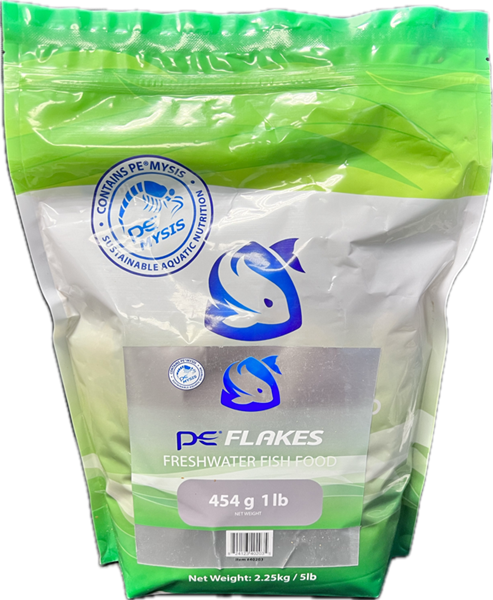 PE Flakes Fish Food - Freshwater 1 lb