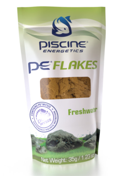 Piscine Energetics Flake Fish Food - Freshwater 35g Pouch