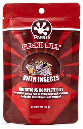 Pangea Gecko Diet w/ Insects - 2oz