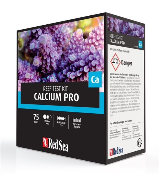 Red Sea Calcium Pro -High accuracy Titration Test Kit (75 tests) - incl. professional titrator