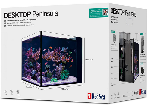 Red Sea Desktop Peninsula 24G AIO Aquarium Only