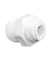 RO Male Connector 1/2" Tube QC x 3/8" MPT
