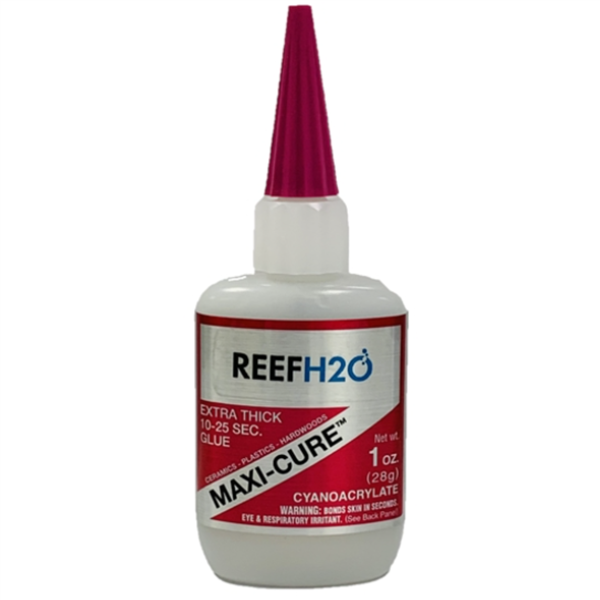 ReefH2O MAXI-CURE Extra Thick Cyanoacrylate Glue 1 oz