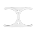 RO Double Membrane Housing Clip 2.5" x 2.5" - White