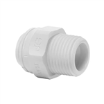 RO Male Connector 1/4" Tube QC x 3/8" MPT