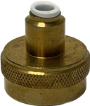 RO Brass Garden Hose Adapter 1/4" Tube