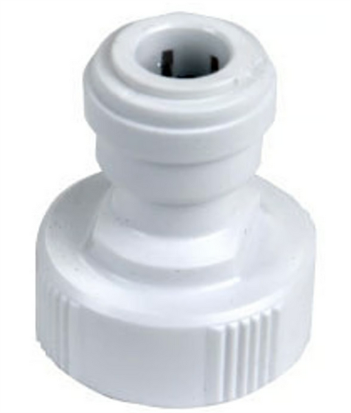 RO Garden Hose Adapter 3/4" FPT x 3/8" Tube QC