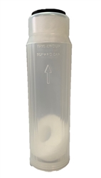 RO 10" Clear Refillable Screw Bottom Cartridge