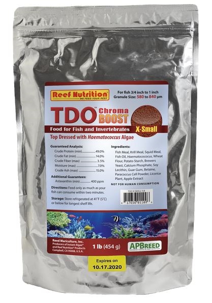 Reef Nutrition TDO Chroma Boost X-Small 16oz