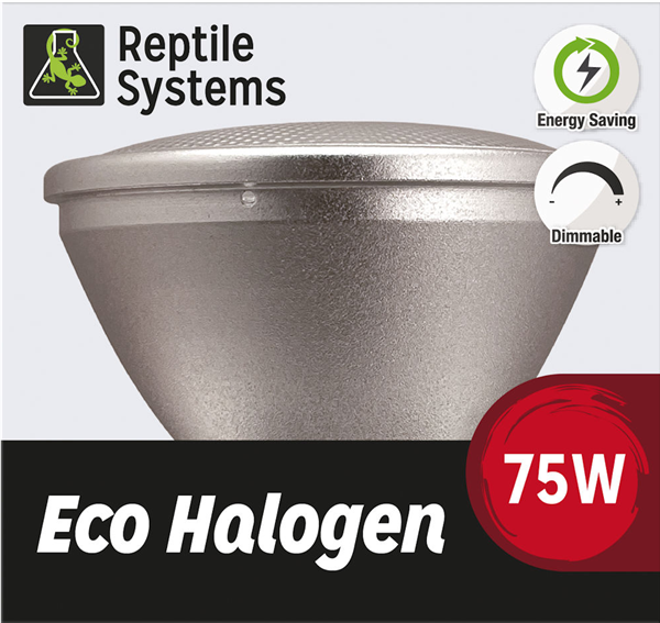 Reptile Systems Eco Halogen Lamp Kit 75 Watt Red