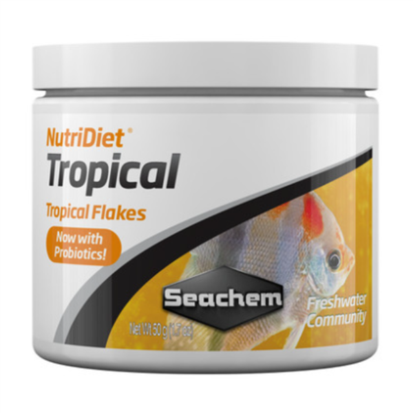 Seachem NutriDiet Tropical Flakes w/Probiotics 50 g