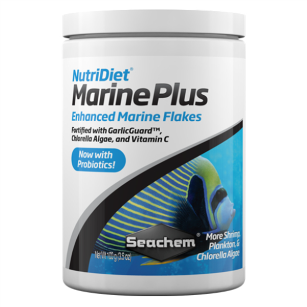 Seachem NutriDiet Marine Plus Flakes w/Probiotics 100 g