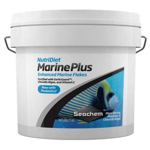 Seachem NutriDiet Marine Plus Flakes w/Probiotics 500 g