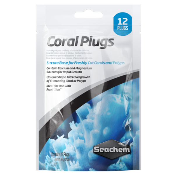 SeaChem Coral Plugs 12 Pack