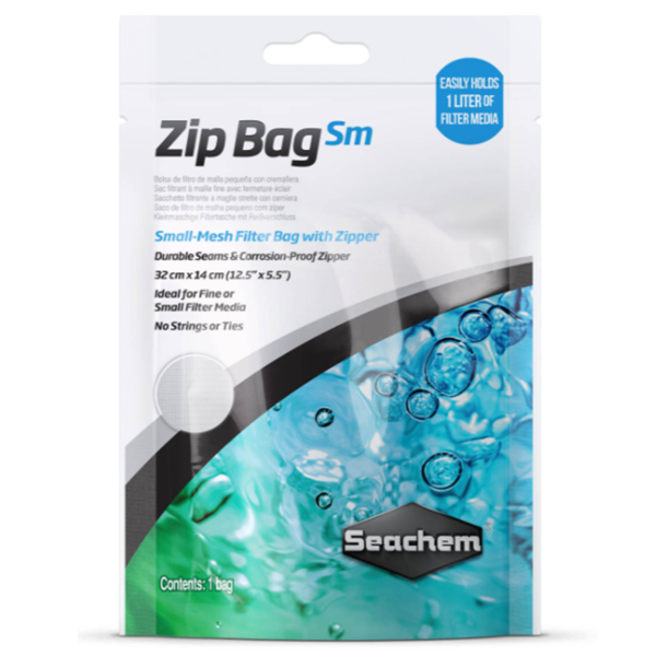 Seachem Zip Bag - Small Mesh 5.5" x 12.5"