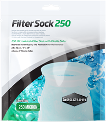 Seachem Filter Sock 250 micron Welded 4" x 12"