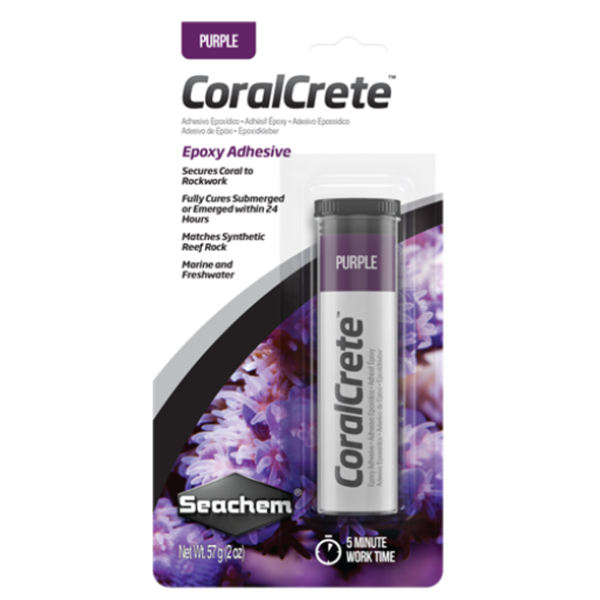 Seachem CoralCrete - Purple 2 oz