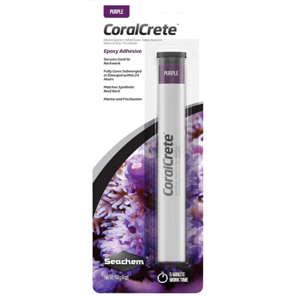 Seachem CoralCrete - Purple 4 oz