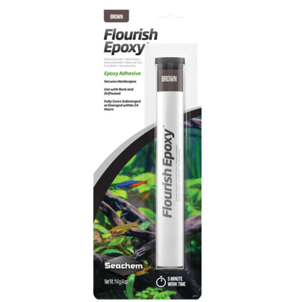 Seachem Flourish Epoxy - BROWN 4oz