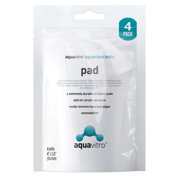 SeaChem Aquavitro Pad - Scrubber for Glass and Acrylic 4 Pack
