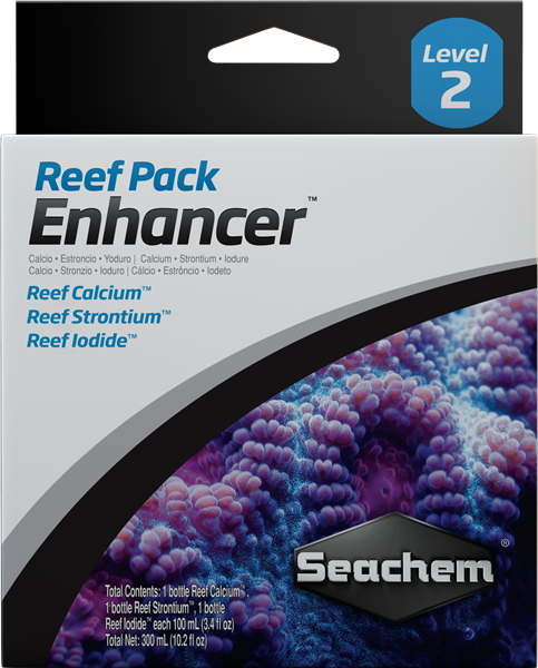 Seachem Reef Pack: Enhancer 3 x 100 ml - Reef Calcium, Strontium, Iodide