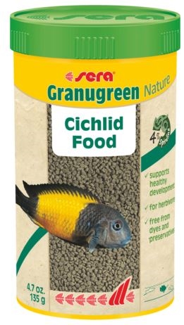 Sera Granugreen Nature - Cichlid Food 4.7 oz