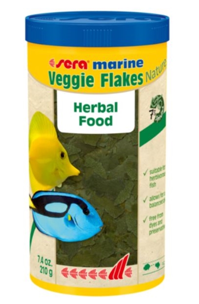 Sera Marine Veggie Flakes Nature - Herbal Food 1000mL