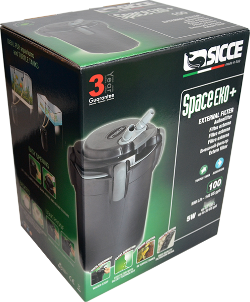 Sicce Space EKO 100 Canister Filter - 145 GPH