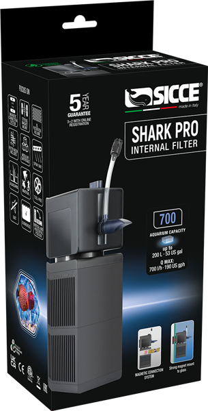 Sicce SHARK PRO 700 Internal Filter - 185 gph