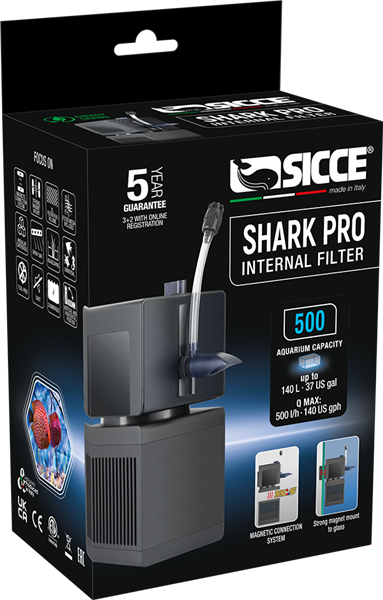 Sicce SHARK PRO 500 Internal Filter - 132 gph
