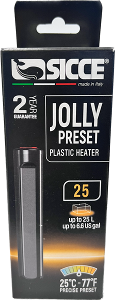 Sicce JOLLY Preset 25 - Submersible Heater - 22 Watt