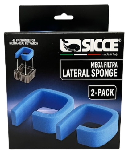 Sicce MEGA FIltra Replacement Lateral Blue Sponges
